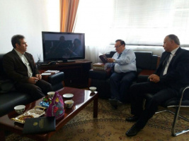 دیدار رئیس پژوهشگاه  فرهنگ فارسی - تاجیکی با رئیس مرکز تحقیقات استراتژیک تاجیکستان